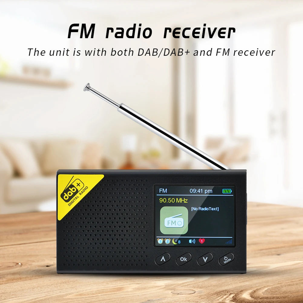 VODOOLD Bluetooth DAB FM Digital Radio Receiver Portable
