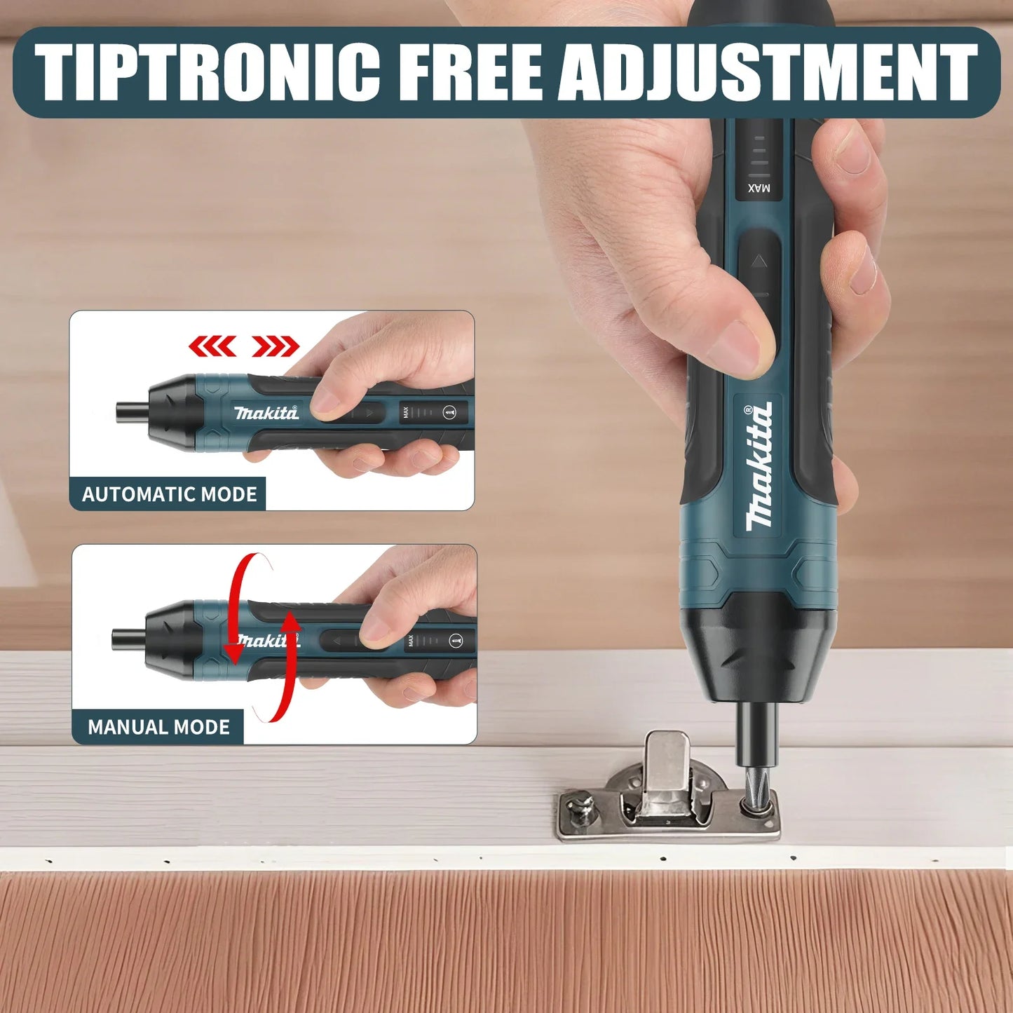 Makita Cordless Electric Screwdriver for Installation and Removal