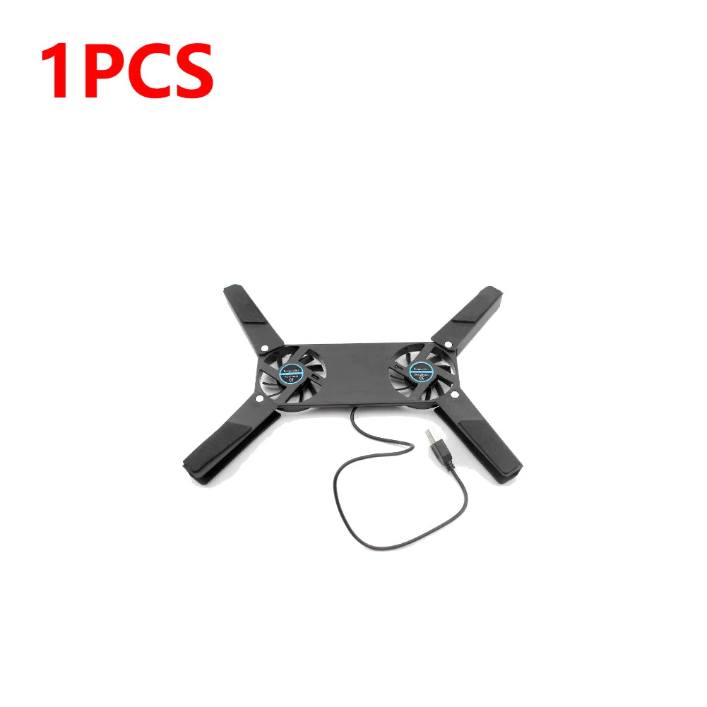 JEYI Foldable Laptop Cooling Pad With 2 Fans USB Powered