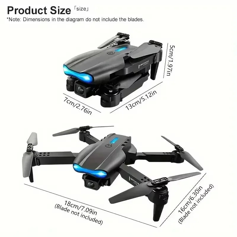 QJ E99Pro RC Drone 4K With 1080P Wide Angle Camera