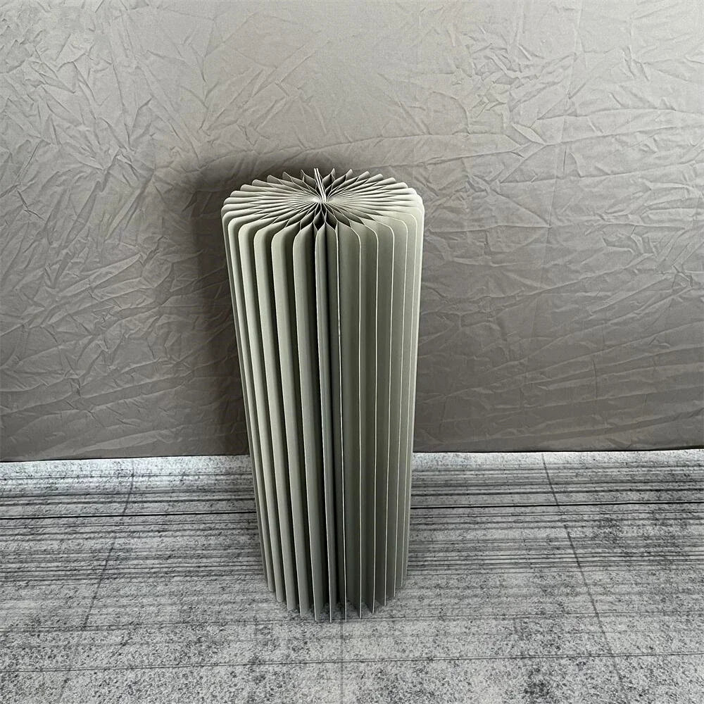 NONECN Folding Paper Roman Column Ornaments For Wedding Decor