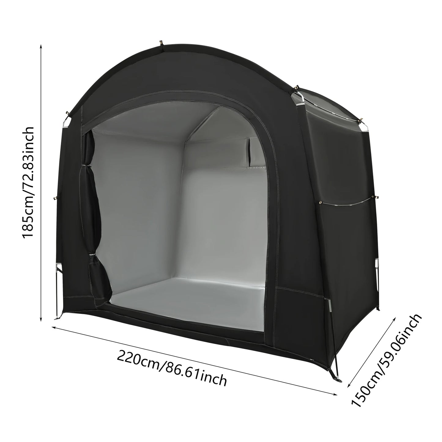 Bike Storage Shelter Portable Waterproof Tent for 1-4 Bikes