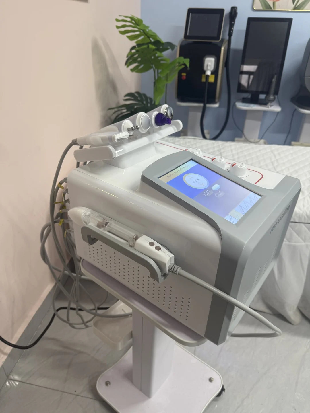 Emszero 6-in-1 Smart Facial Exfoliation Cleansing Microdermabrasion Machine