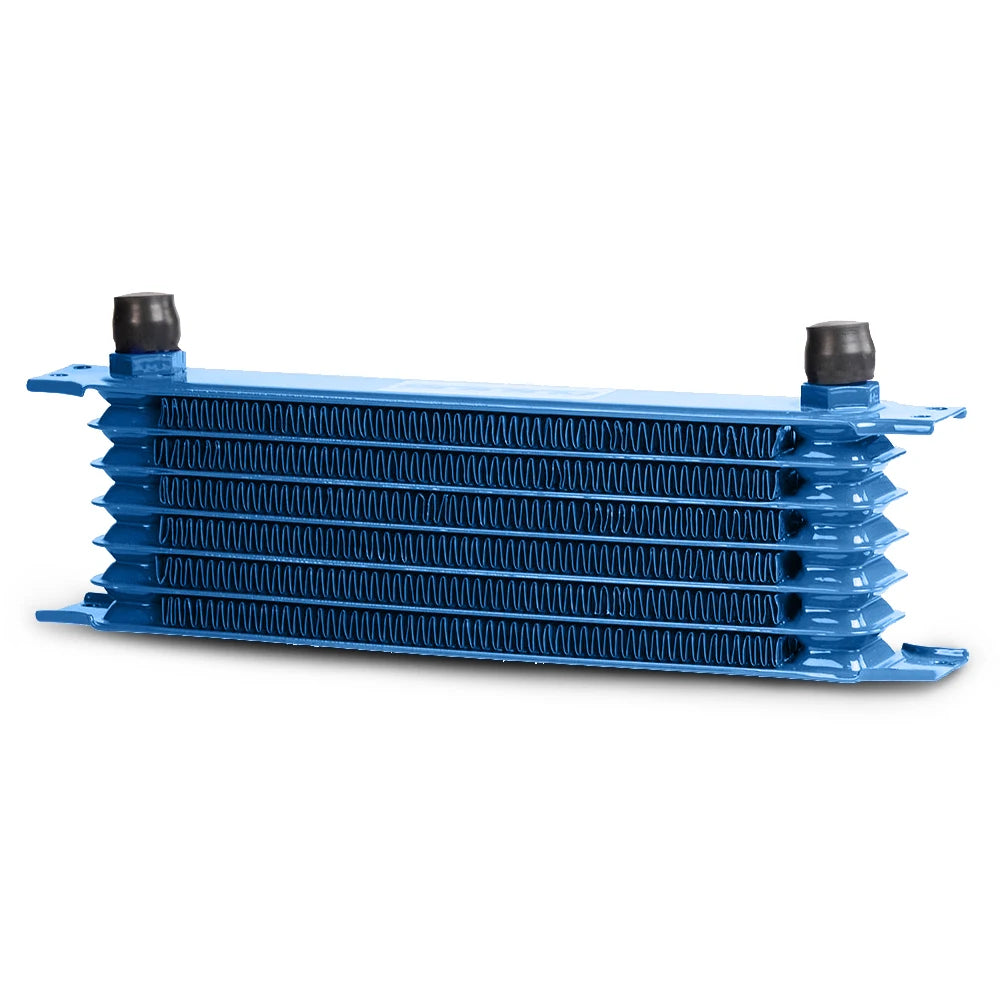 Universal 7 Row Engine Transmission Oil Cooler Aluminum