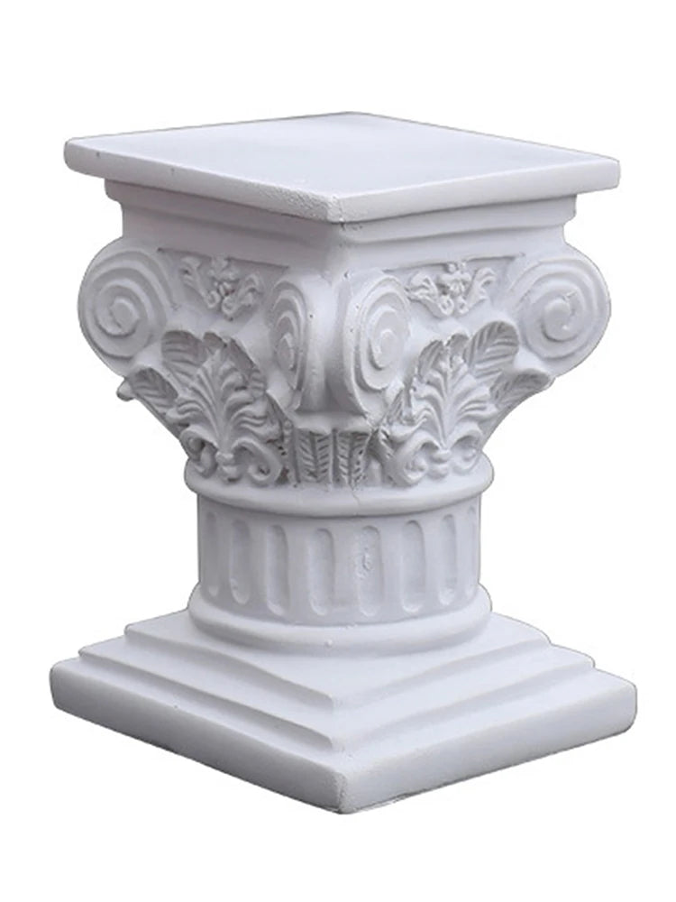 NONEM Nordic Roman Pillar Resin Garden Statue Ornament