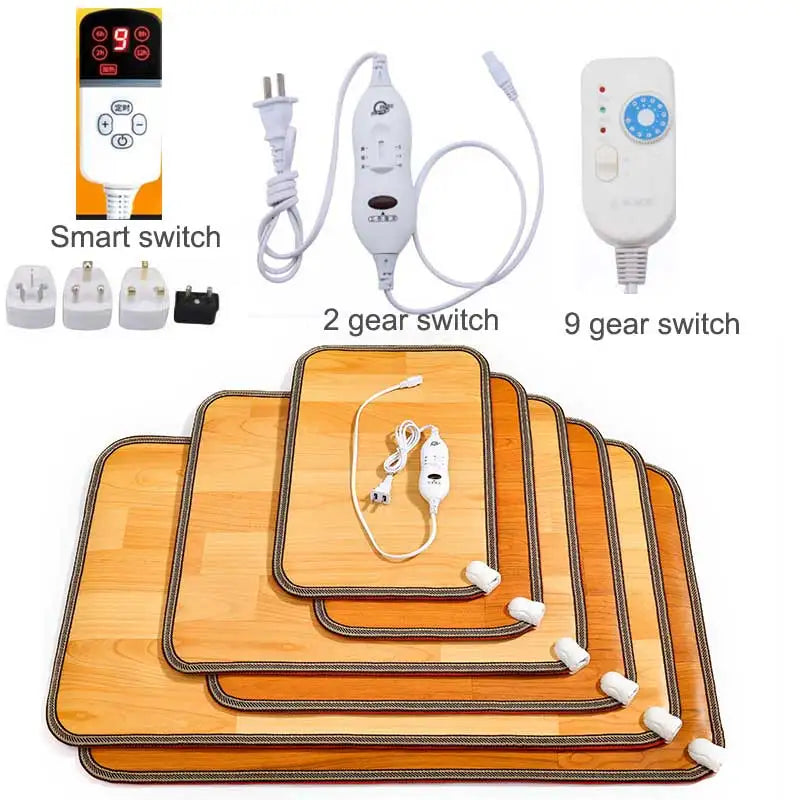 QiufengCheng Winter Heating Foot Mat Electric Warmer With Thermostat