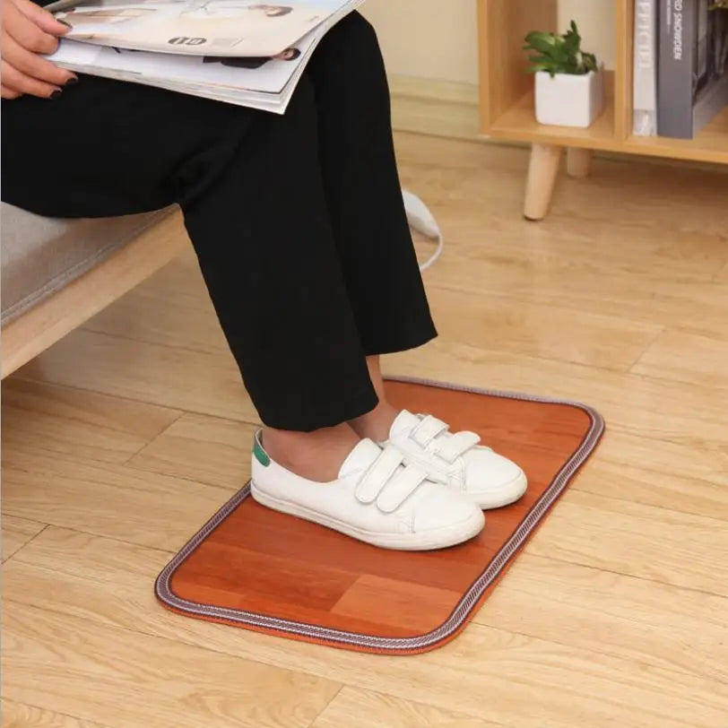 QiufengCheng Winter Heating Foot Mat Electric Warmer With Thermostat