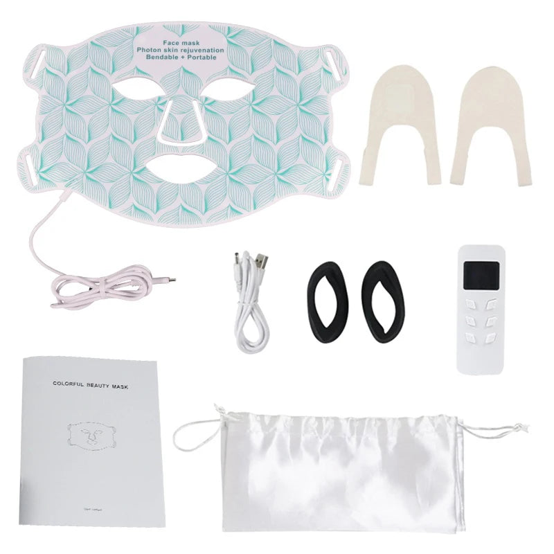 UBilli Silicone LED Face Mask Light Therapy Anti Aging