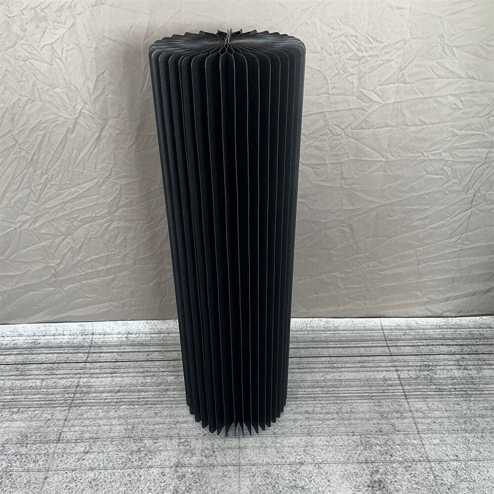 NONECN Folding Paper Roman Column Ornaments For Wedding Decor
