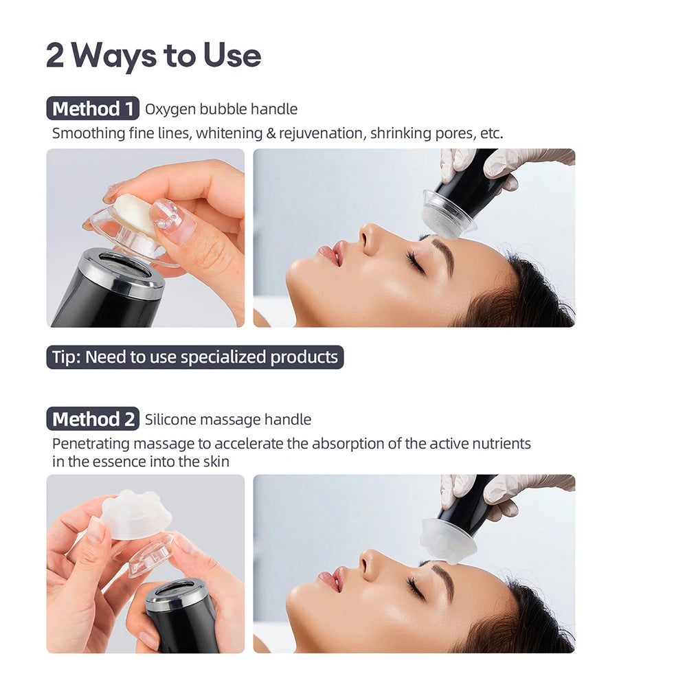 Foreverlily CO2 Oxygen Bubble Pen 5 Gear Facial Tool