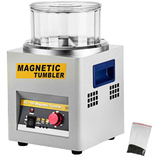 SucceBuy KT-185 Magnetic Tumbler Jewelry Polisher Mini Metal Finisher 110V/220V