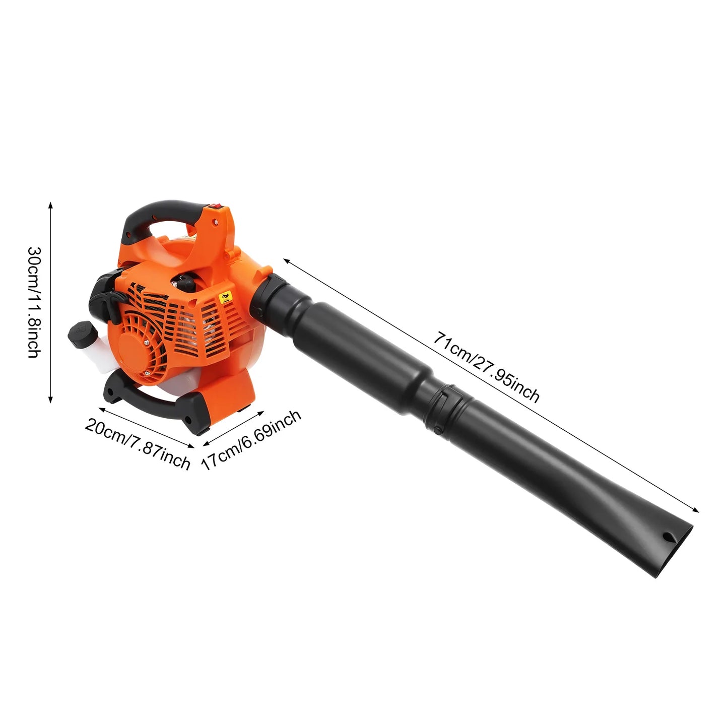 Bymaocar 25.4cc Gasoline Leaf Blower 7500rpm 2 Stroke