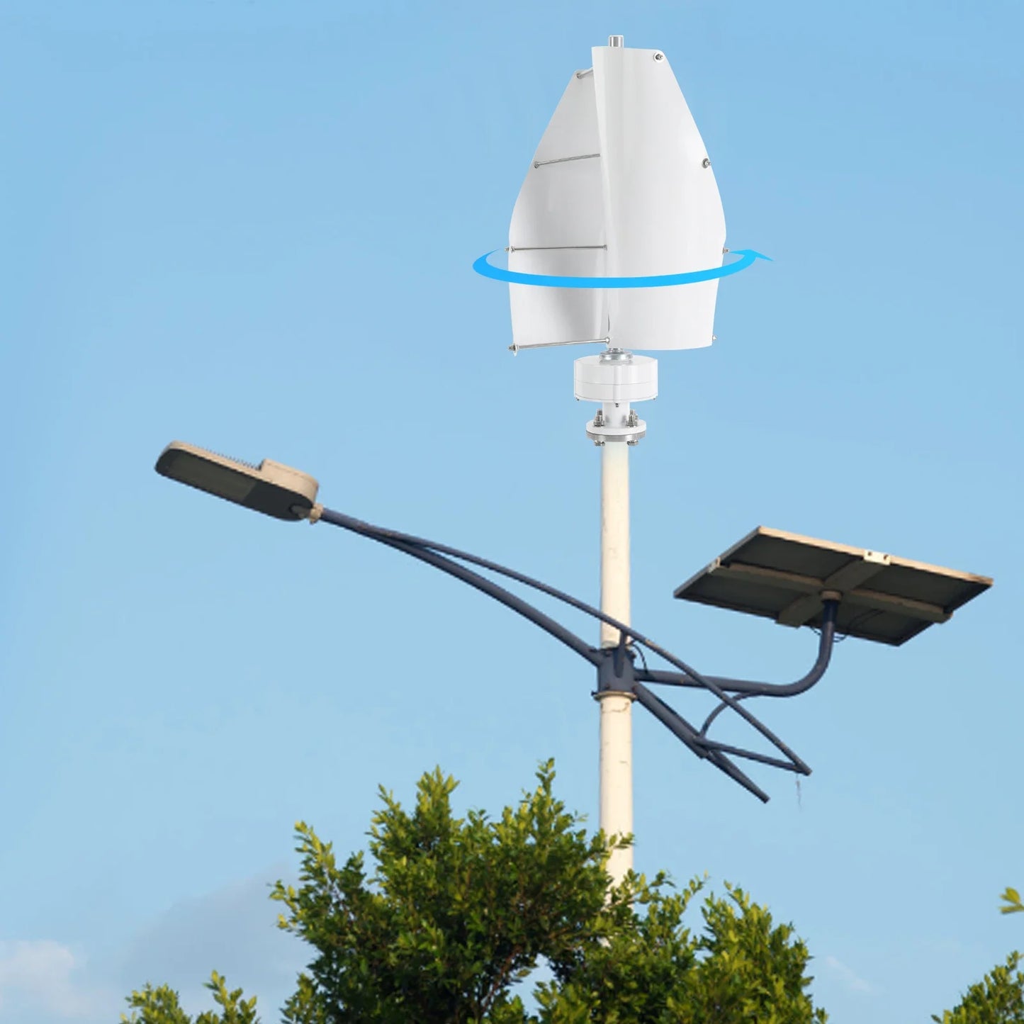 500W 12V IP67 Wind Turbine Generator Kit Vertical Axis Home