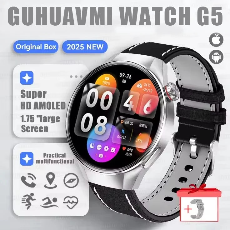 Originl G5 Plus Smartwatch AMOLED GPS Bluetooth Call Heart Rate