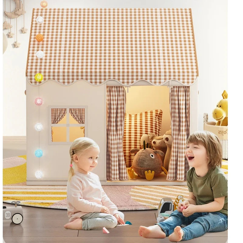 ZOCO Folding Play Tent Castle For Kids Indoor Decor