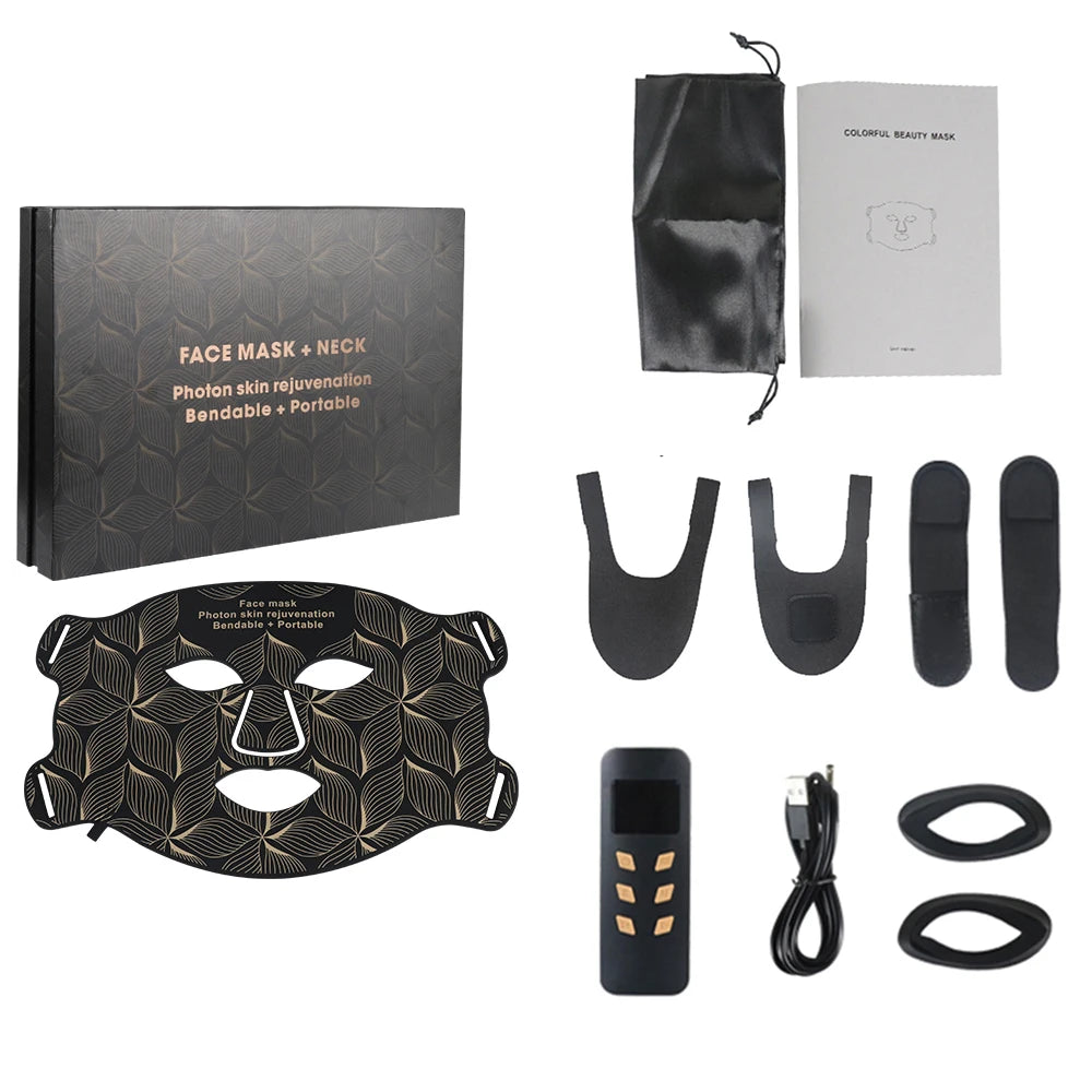 UBilli Silicone LED Face Mask Light Therapy Anti Aging