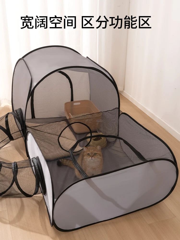Hard Oxford Cloth Cats And Dogs Play Tunnel Nest Bed