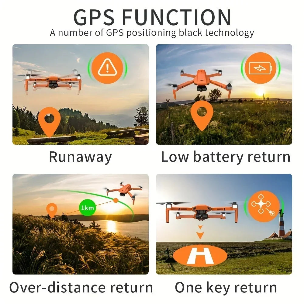 QJ KF102 4K GPS Drone With 2 Axis Gimbal WiFi FPV Quadcopter
