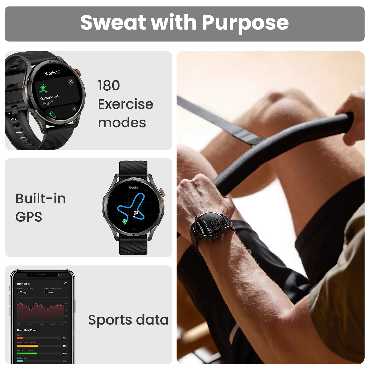 KOSPET Magic R10 GPS Smartwatch for Men