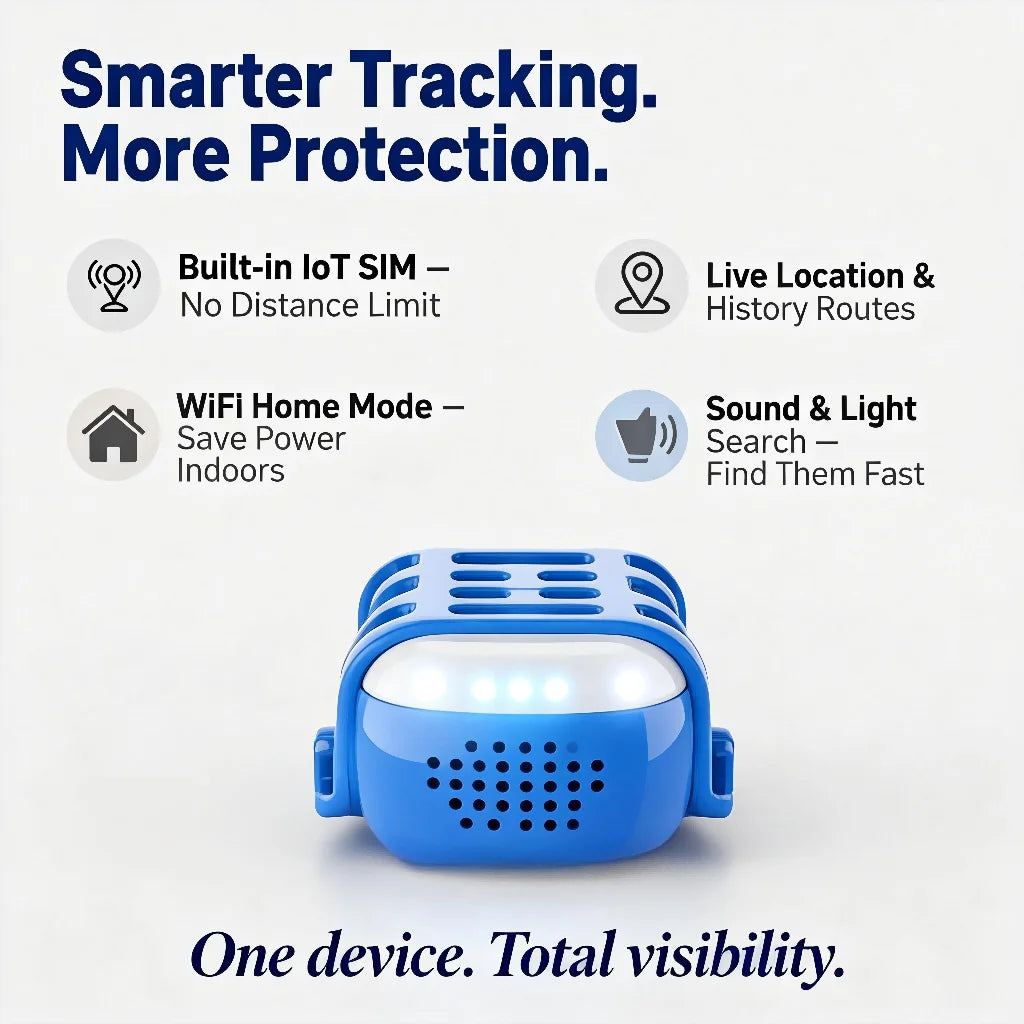WANWAYTECH GPS Pet Tracker Real Time Locator for Dogs Cats