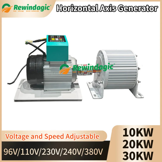 Wicovery 20KW 7-Speed Adjustable AC Permanent Magnet Generator 220V