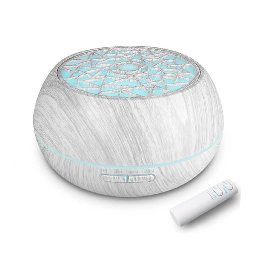 Miflame Ultrasonic Humidifier with Seven Color LED Aromatherapy Diffuser