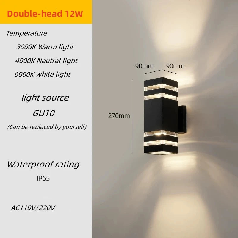YANKE Outdoor LED Wall Washers Aluminum Waterproof Exterior Fixtures