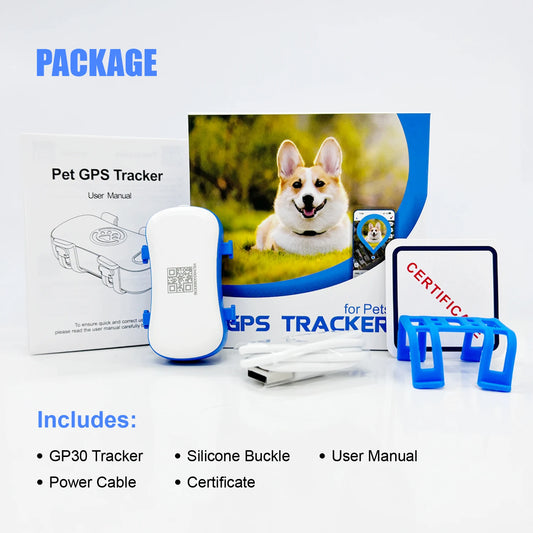 WANWAYTECH GPS Pet Tracker Real Time Locator for Dogs Cats