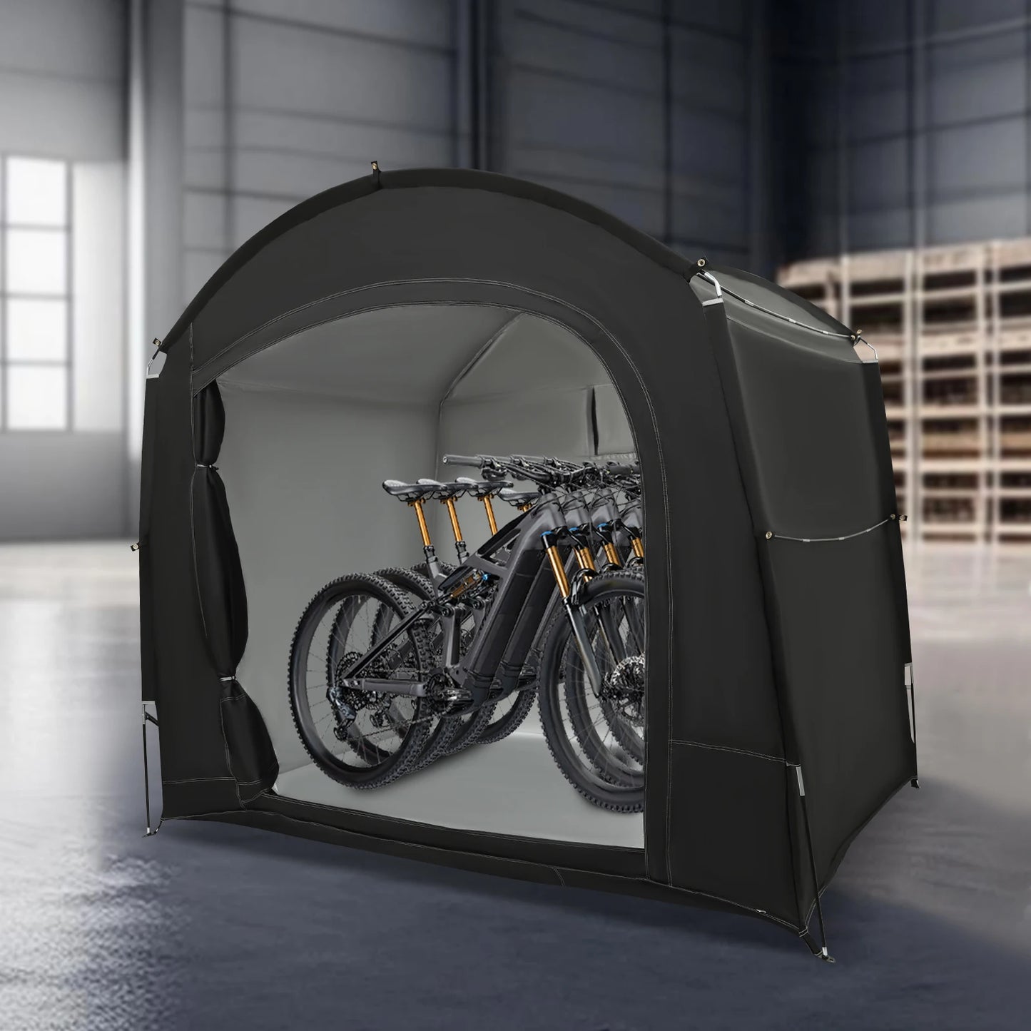 Bike Storage Shelter Portable Waterproof Tent for 1-4 Bikes