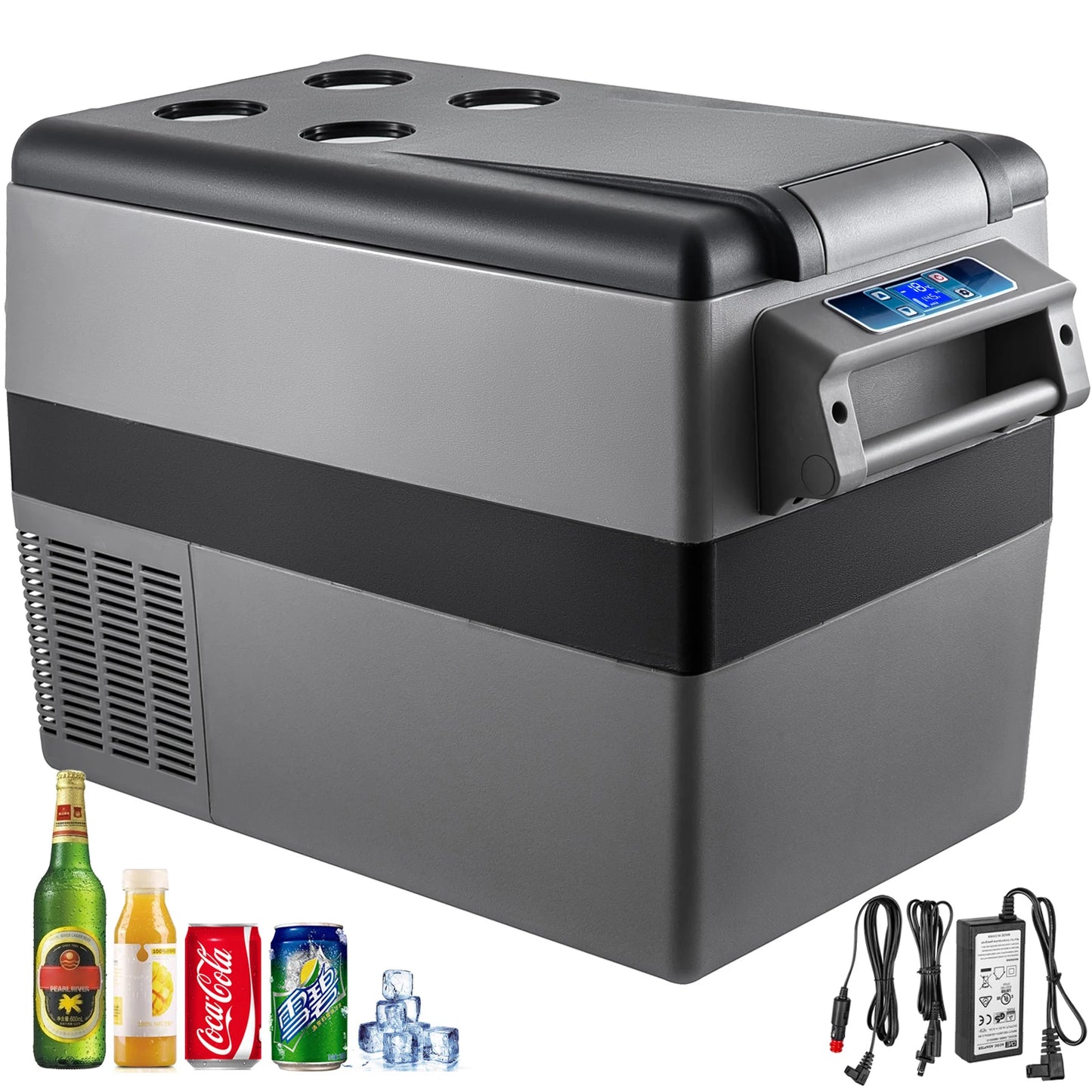 VEVOR Car Refrigerator Portable Compressor Cooler Mini Fridge