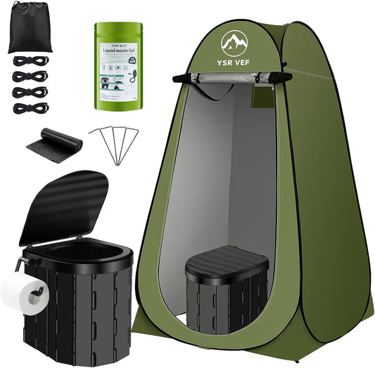 Portable Camping Toilet Tent With Shower And Changing Room