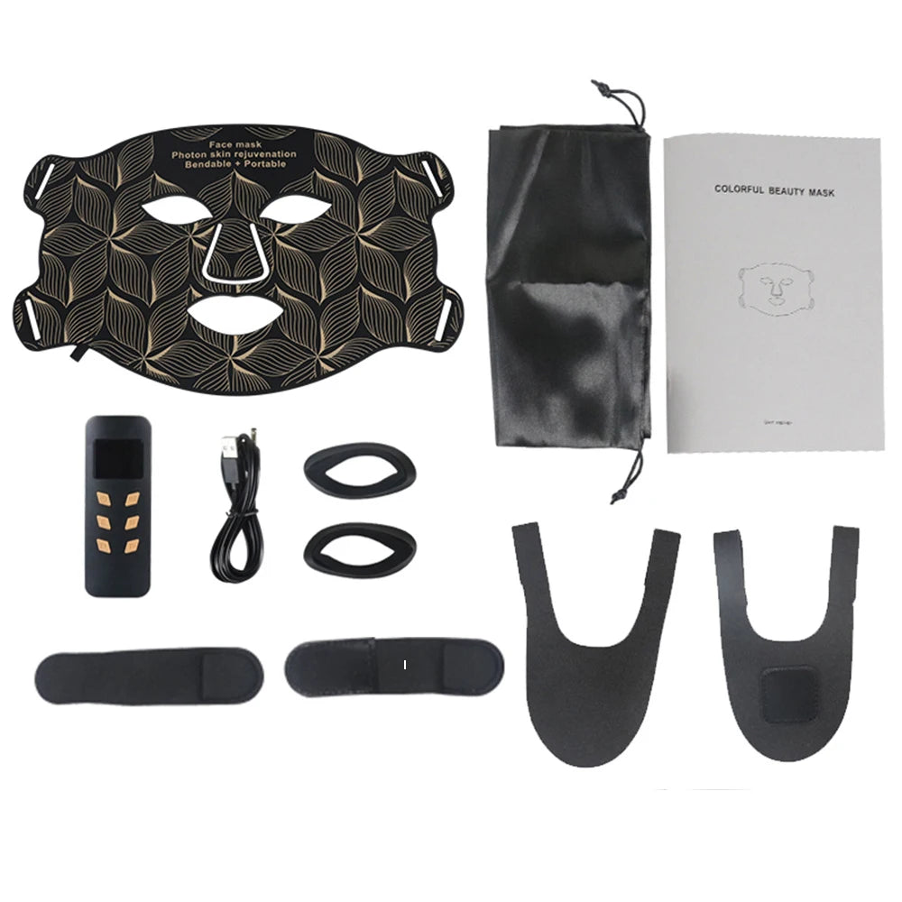UBilli Silicone LED Face Mask Light Therapy Anti Aging