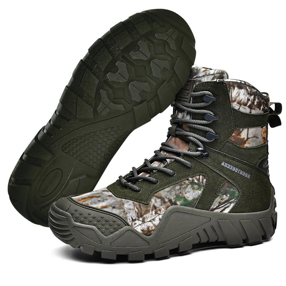Louis Kadhrcn Men's Waterproof Hiking Boots Lightweight Outdoor