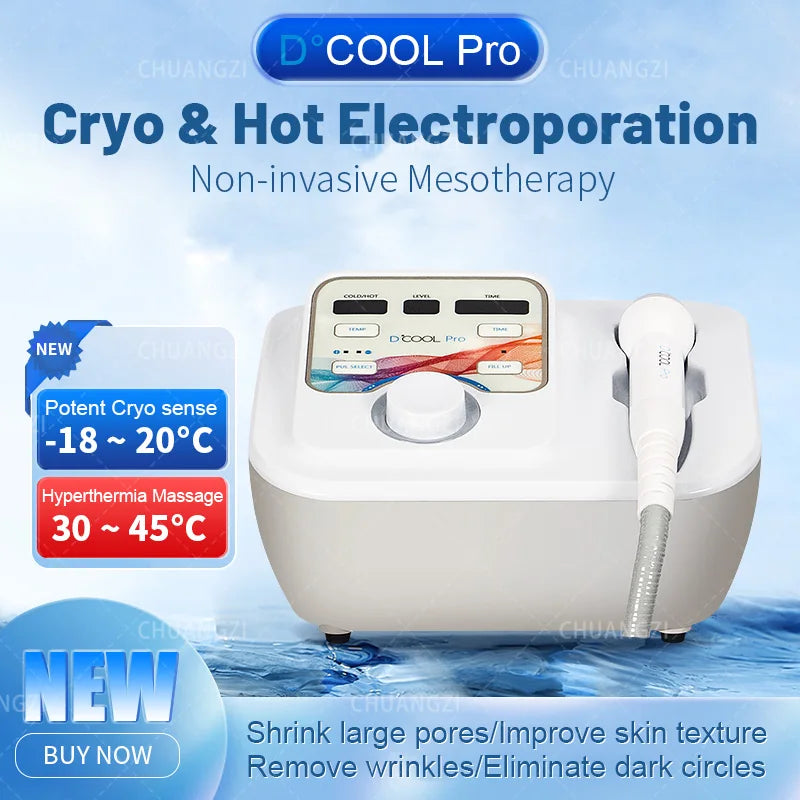 Portable Skin Tightening Device For Anti Puffiness Facial Electroporation Machine