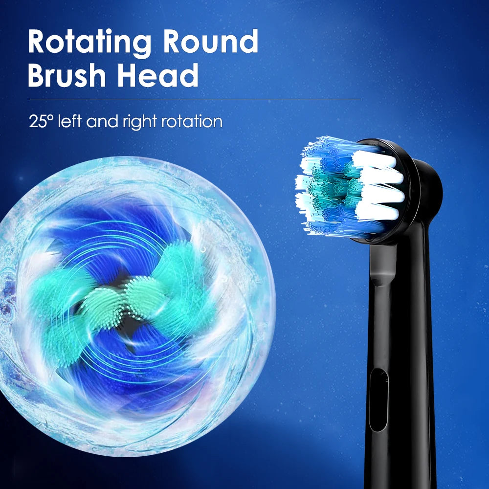 AFDEAL Smart Rotating Electric Toothbrush With Four Heads Oral Care