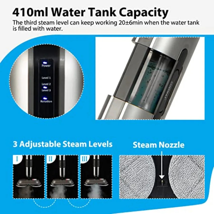 XMSJ Multipurpose Steam Cleaner Handheld Mop With 230F Steam