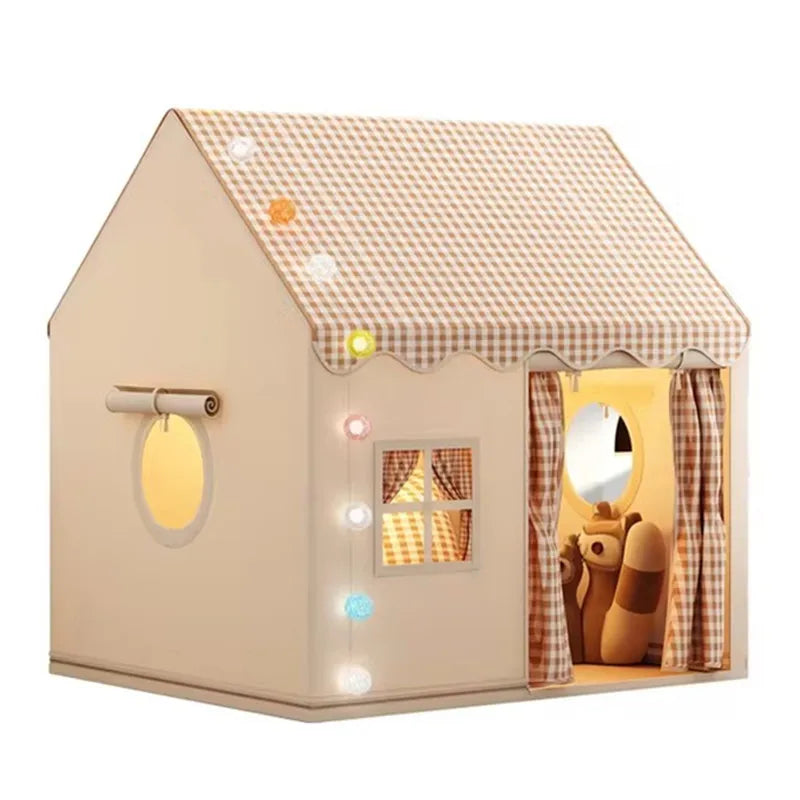 ZOCO Folding Play Tent Castle For Kids Indoor Decor