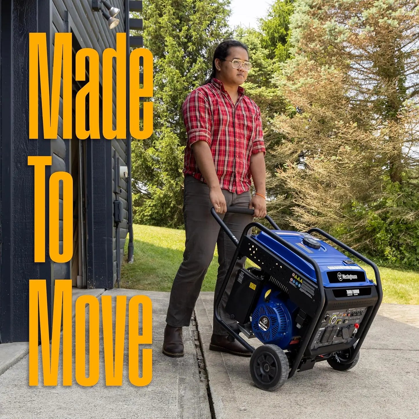 10000 Peak Watt Portable Inverter Generator With Remote Start And CO Sensor
