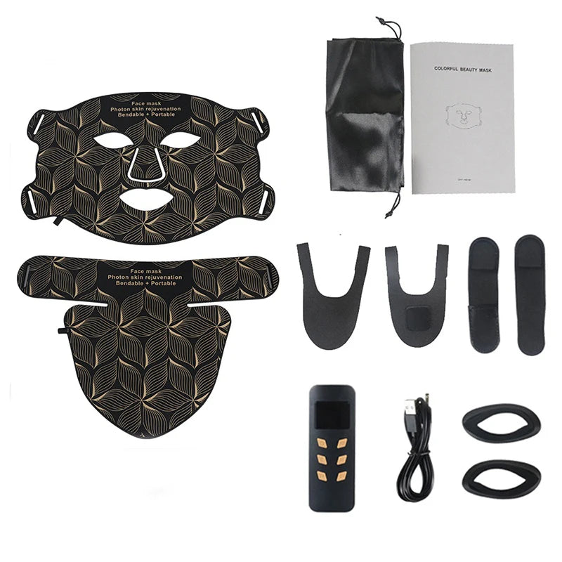 UBilli Silicone LED Face Mask Light Therapy Anti Aging