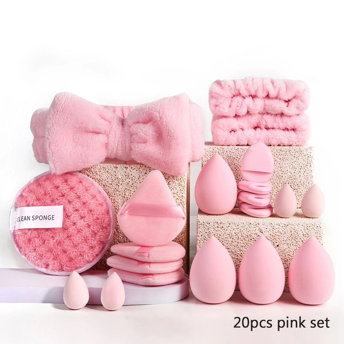 Makeup Brushes And Sponges Set Eyelash Extension Kit