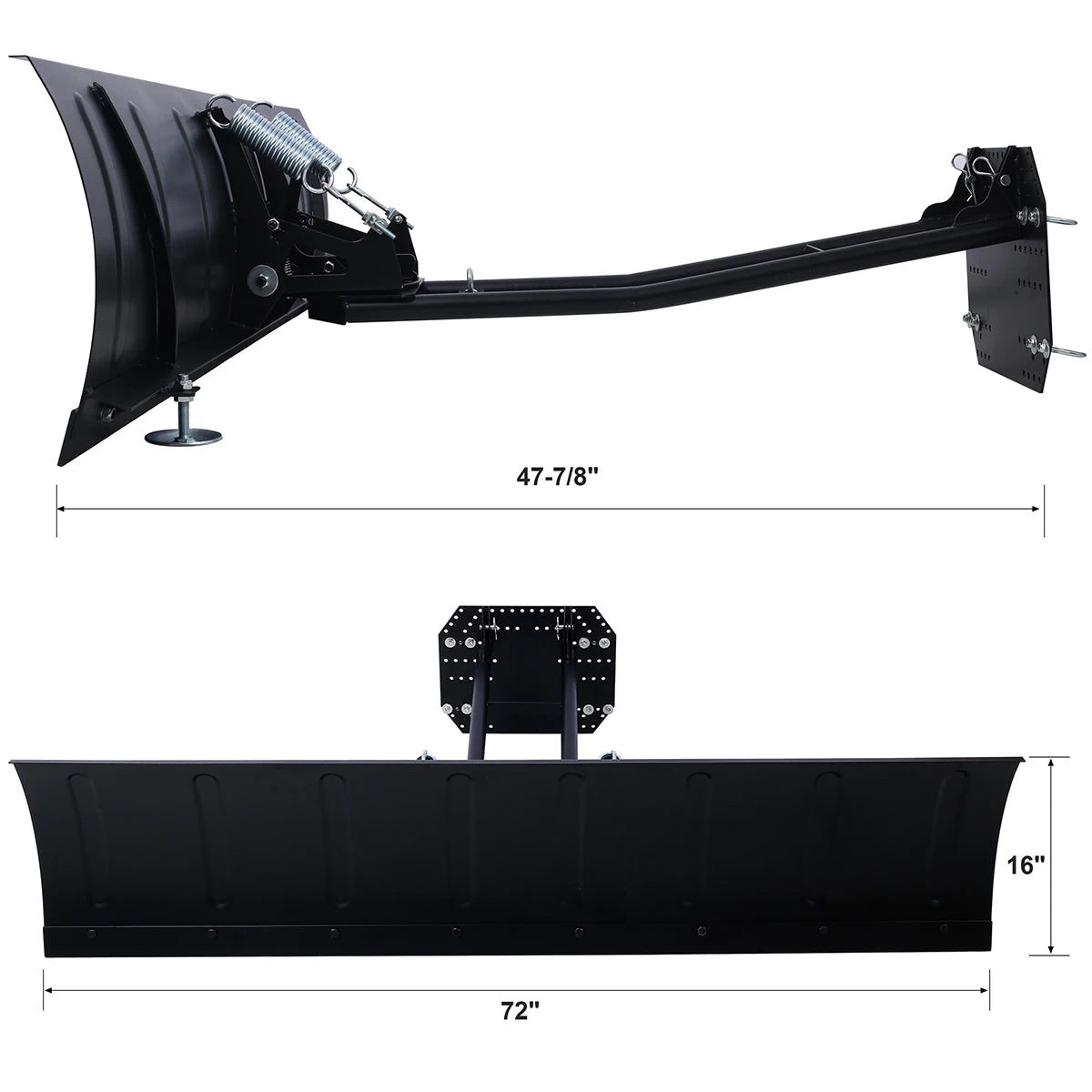 Universal Snow Plow Kit For ATVs And UTVs Adjustable Angles