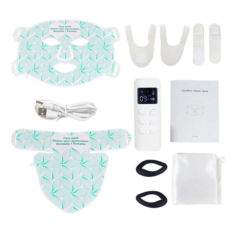 UBilli Silicone LED Face Mask Light Therapy Anti Aging