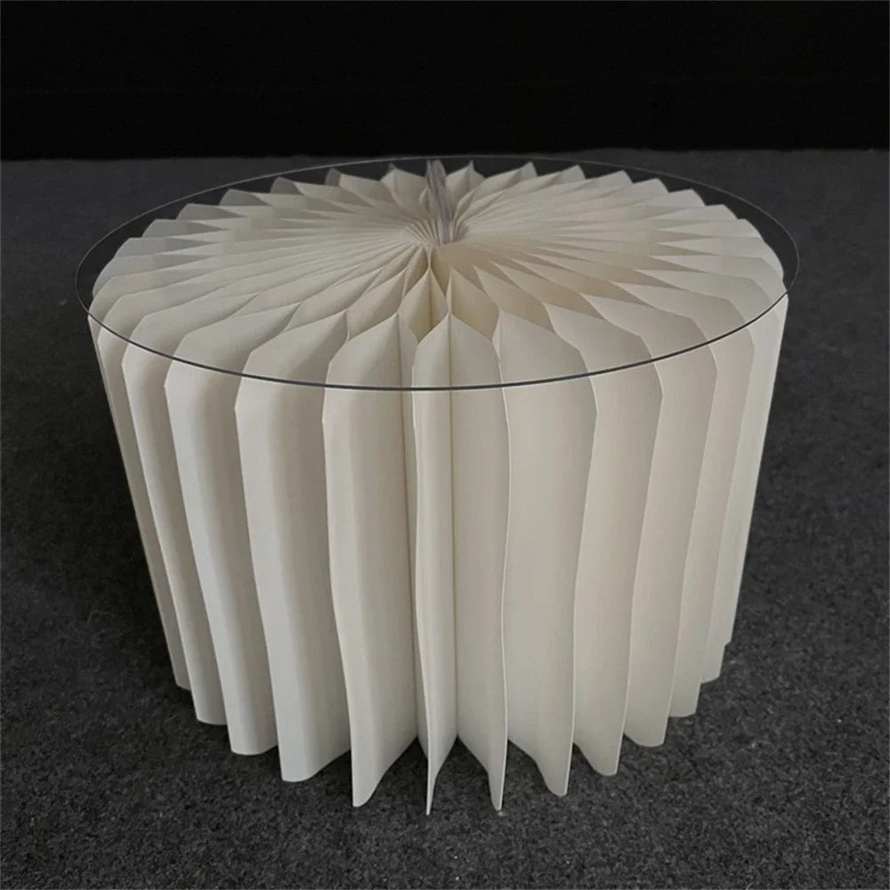 NONECN Folding Paper Roman Column Ornaments For Wedding Decor