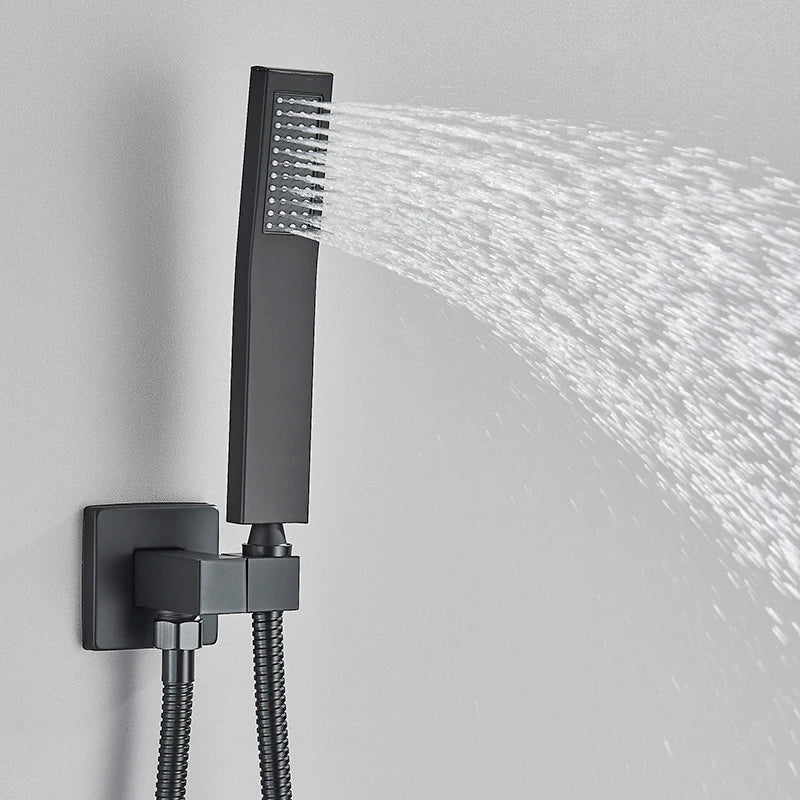 Quyanre Concealed In Wall Shower System With Tub Spout