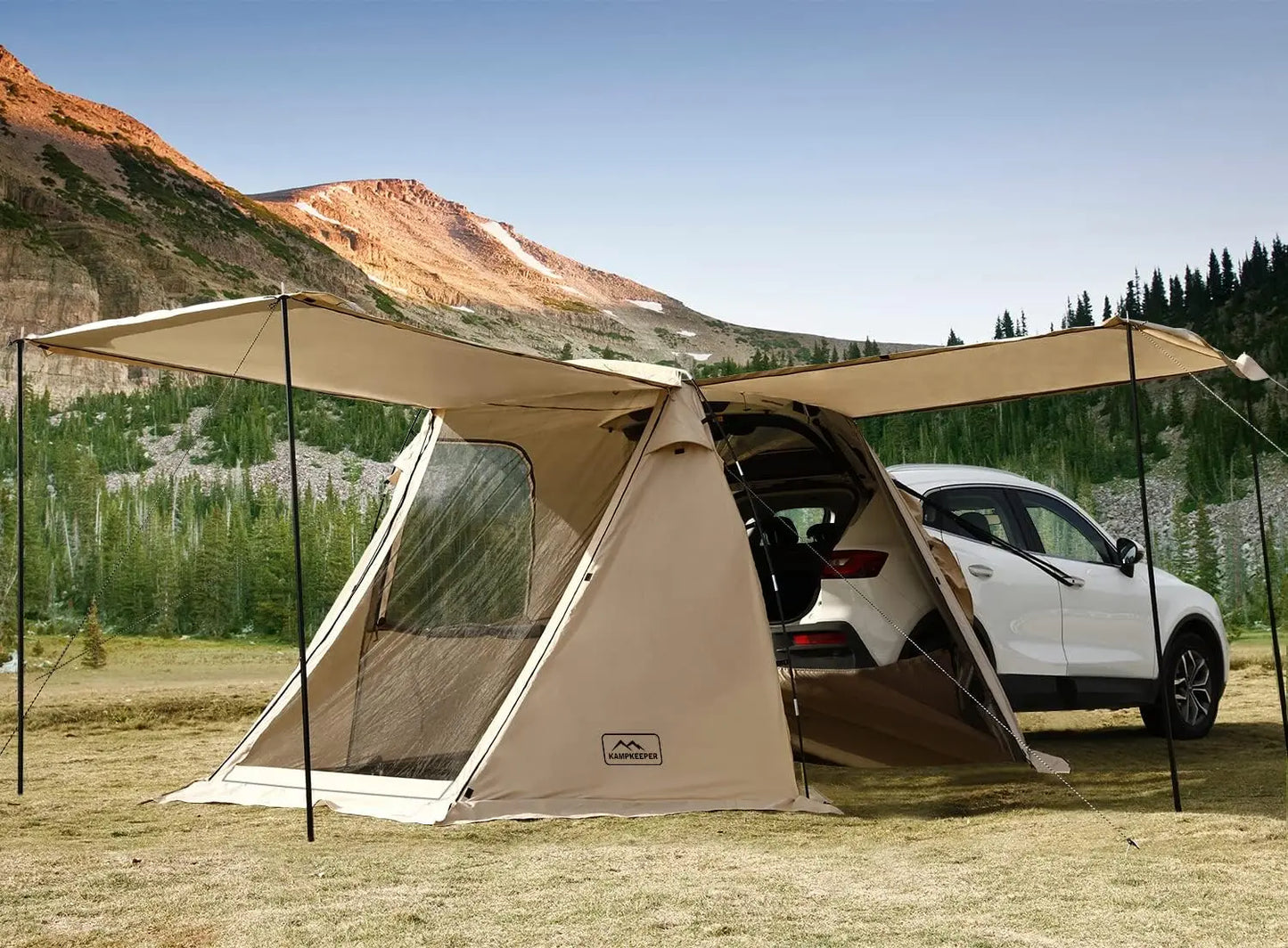 Unp SUV Car Tent Tailgate Shade Awning For Camping