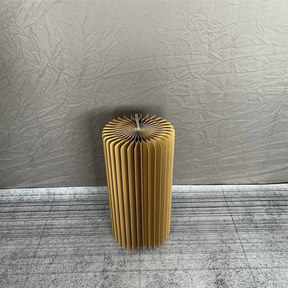 NONECN Folding Paper Roman Column Ornaments For Wedding Decor