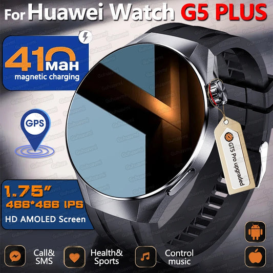 Originl G5 Plus Smartwatch AMOLED GPS Bluetooth Call Heart Rate
