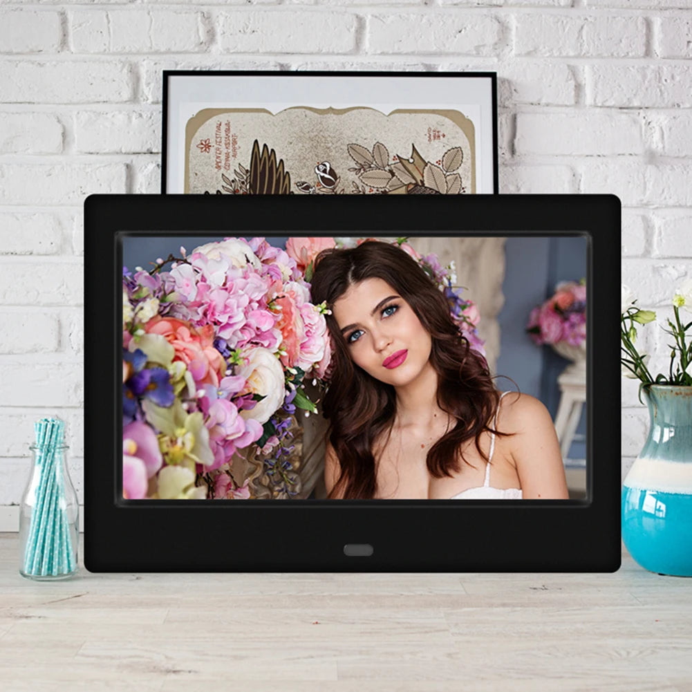 VAKIN HD LED Digital Photo Frame With Clock MP3 MP4