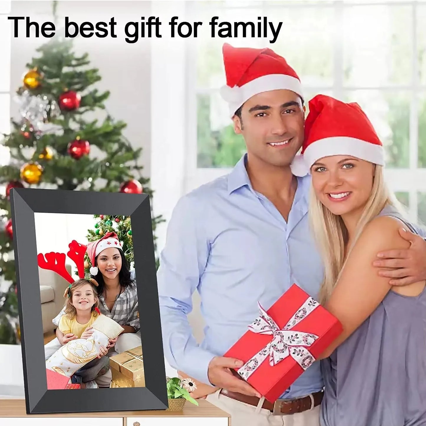 Yenock 32GB Frameo Smart WiFi IPS LCD Digital Photo Frame