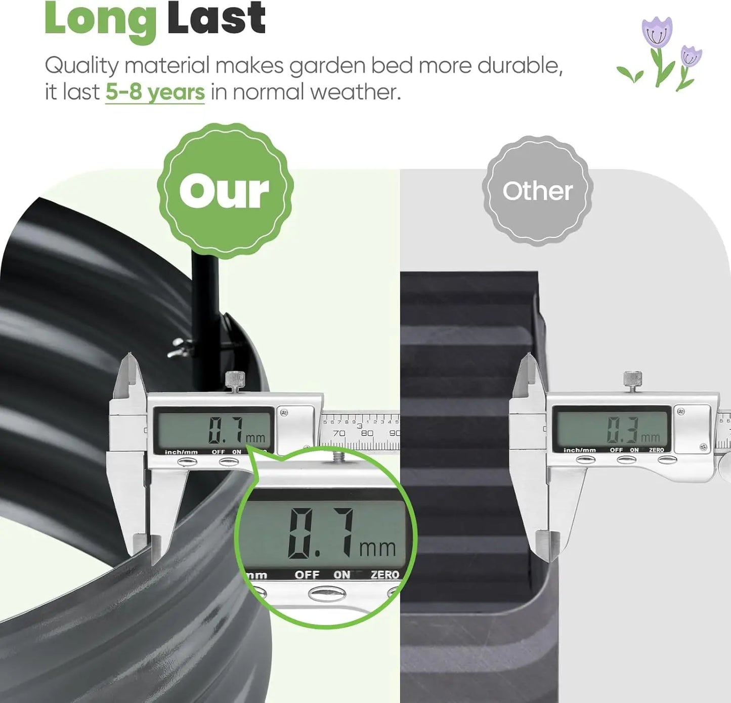 Galvanized Oval Raised Garden Bed With PVC Cover For Outdoors